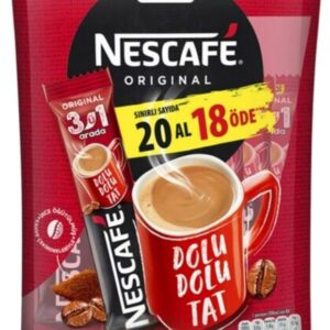 Nescafe 3’ü 1 Arada Kahve 20’li Paket